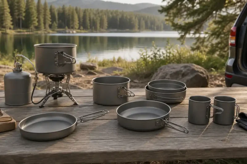 Beste Titan-Kochgeschirre fürs Camping: 9 Sets im Vergleich