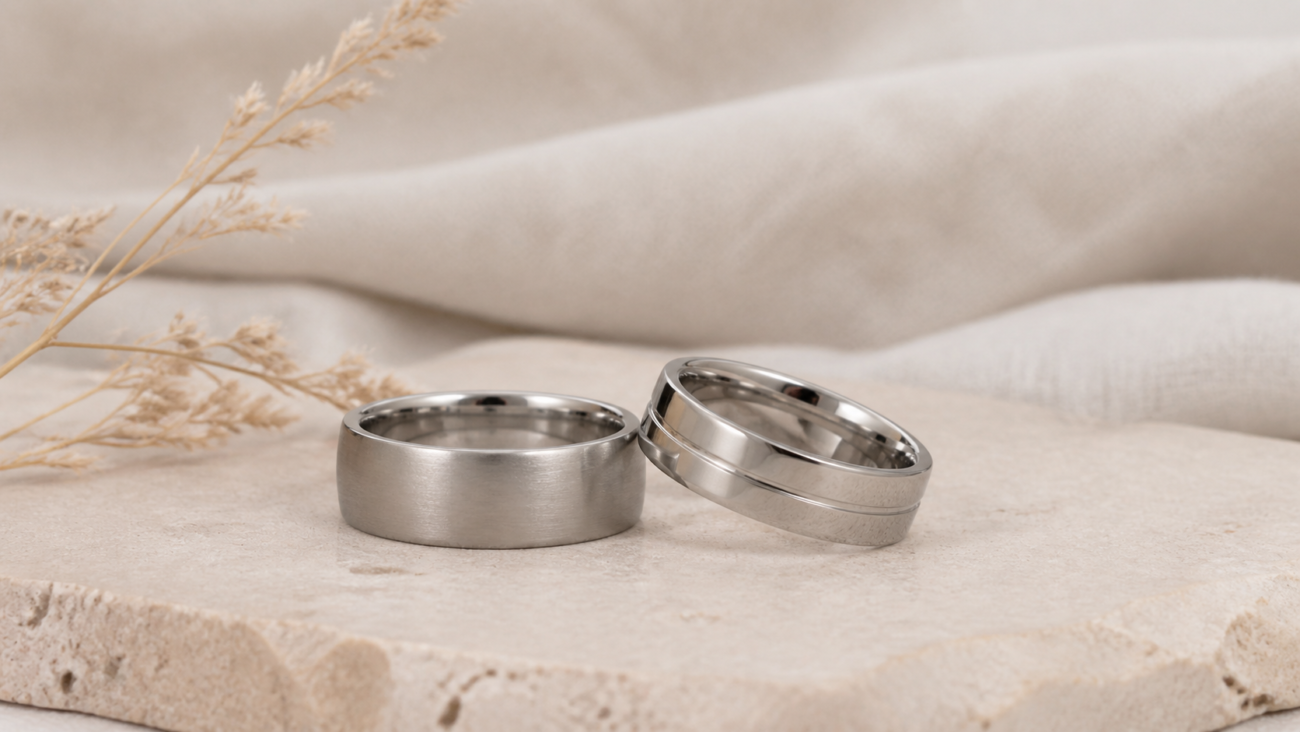 Titanringe 8 mm